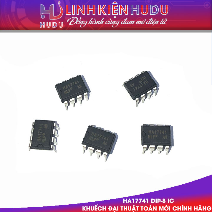 IC KHUẾCH ĐẠI THUẬT TOÁN HA17741 17741 MỚI DIP-8 CHÍNH HÃNG